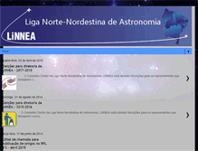 Tablet Screenshot of lineastronomia.blogspot.com