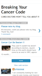 Mobile Screenshot of cancer-code.blogspot.com