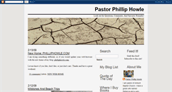 Desktop Screenshot of pastorhowle.blogspot.com