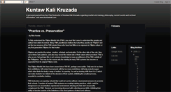 Desktop Screenshot of kuntawkalikruzada.blogspot.com