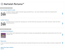 Tablet Screenshot of marhalahpertama.blogspot.com