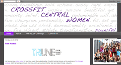 Desktop Screenshot of crossfitcentralwomen.blogspot.com