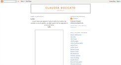 Desktop Screenshot of claudiaboccato.blogspot.com