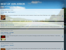 Tablet Screenshot of bestofannarbor.blogspot.com