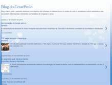 Tablet Screenshot of blogdocesarpaulo.blogspot.com