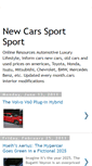 Mobile Screenshot of newcarssportsport.blogspot.com
