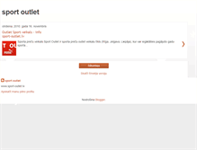 Tablet Screenshot of outletsport.blogspot.com
