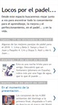 Mobile Screenshot of locosporelpadel.blogspot.com