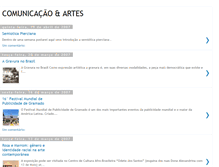 Tablet Screenshot of comunikcaoeartes.blogspot.com