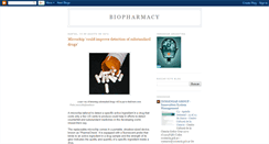 Desktop Screenshot of biopharmacy.blogspot.com