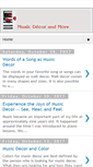 Mobile Screenshot of musicdecorandmore.blogspot.com