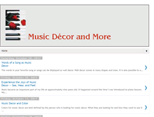 Tablet Screenshot of musicdecorandmore.blogspot.com