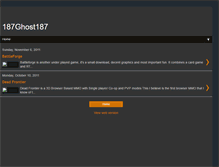 Tablet Screenshot of 187ghost187.blogspot.com