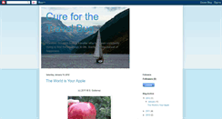 Desktop Screenshot of cure4travelbug.blogspot.com