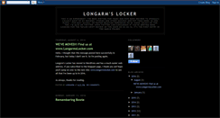 Desktop Screenshot of longarmslocker.blogspot.com