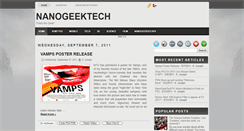 Desktop Screenshot of nanogeektech.blogspot.com