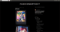 Desktop Screenshot of fashionartedit.blogspot.com