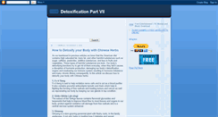 Desktop Screenshot of detoxification07.blogspot.com