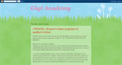 Desktop Screenshot of gigiacademy4mykids.blogspot.com