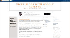 Desktop Screenshot of nicheblogsgoogleadsense.blogspot.com