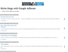 Tablet Screenshot of nicheblogsgoogleadsense.blogspot.com
