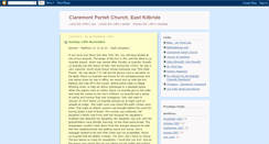 Desktop Screenshot of claremontparishchurch.blogspot.com