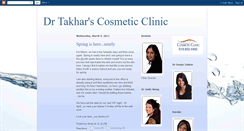 Desktop Screenshot of lifeinacosmeticclinic.blogspot.com