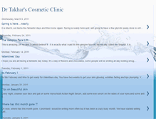 Tablet Screenshot of lifeinacosmeticclinic.blogspot.com