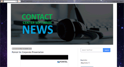 Desktop Screenshot of contactcentersoftware.blogspot.com