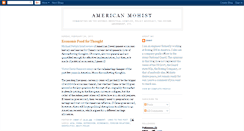 Desktop Screenshot of americanmohist.blogspot.com