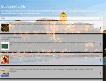 Tablet Screenshot of budapest-life.blogspot.com
