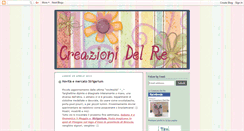 Desktop Screenshot of creazionidelre.blogspot.com