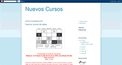 Desktop Screenshot of nuevoscursos.blogspot.com