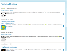 Tablet Screenshot of nuevoscursos.blogspot.com