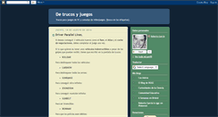 Desktop Screenshot of detrucosyjuegos.blogspot.com