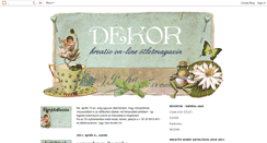 Desktop Screenshot of dekor-kreativ-otletek.blogspot.com