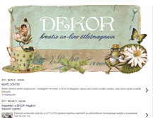 Tablet Screenshot of dekor-kreativ-otletek.blogspot.com