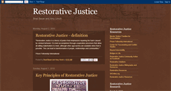 Desktop Screenshot of bradamyrestorativejustice.blogspot.com