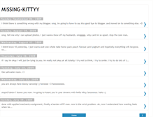 Tablet Screenshot of missing-kittyy.blogspot.com