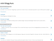 Tablet Screenshot of mini-blogg-kurs.blogspot.com