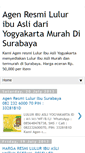 Mobile Screenshot of lulur-ibu-asli.blogspot.com