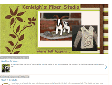 Tablet Screenshot of kenleighsfiberstudio.blogspot.com