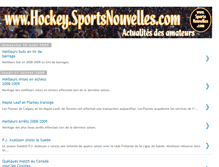 Tablet Screenshot of hockeysportsnouvelles.blogspot.com