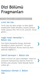 Mobile Screenshot of dizisibolumfragmani.blogspot.com