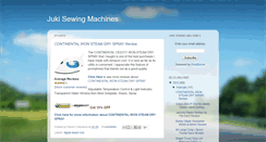 Desktop Screenshot of jukisewing-machines.blogspot.com