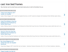 Tablet Screenshot of castironbedsframes.blogspot.com