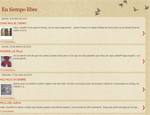 Tablet Screenshot of entiempolibre-juani.blogspot.com