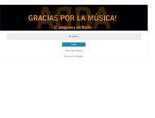 Tablet Screenshot of graciasporlamusica0.blogspot.com