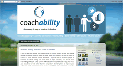 Desktop Screenshot of becoachable.blogspot.com