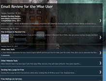 Tablet Screenshot of emailreviews.blogspot.com